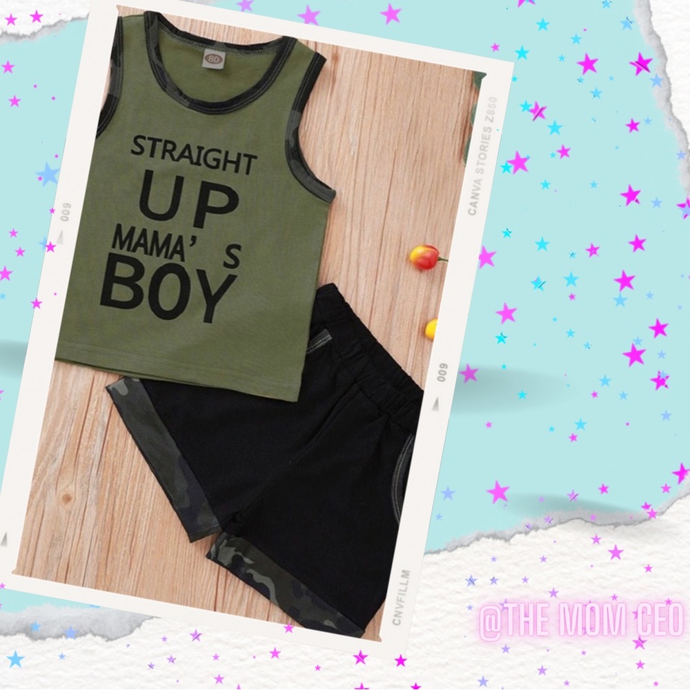 STRAIGHT UP MAMA’S BOY SET